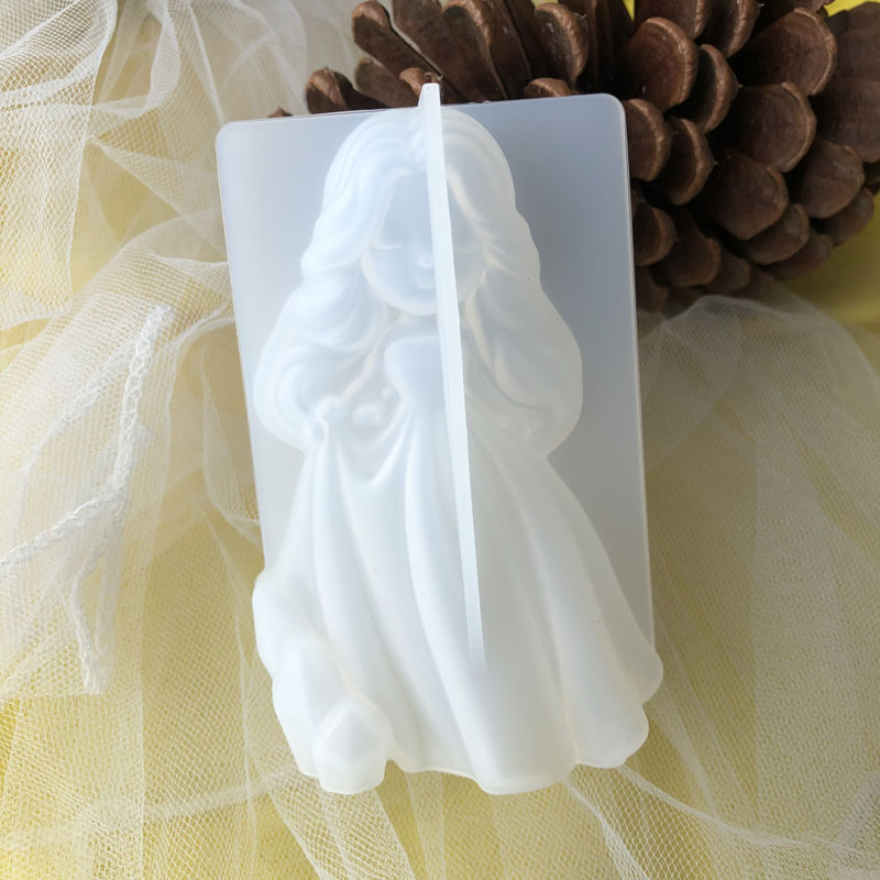Soap Making Guide - 3D Cute Princess Silicone Candle Mould