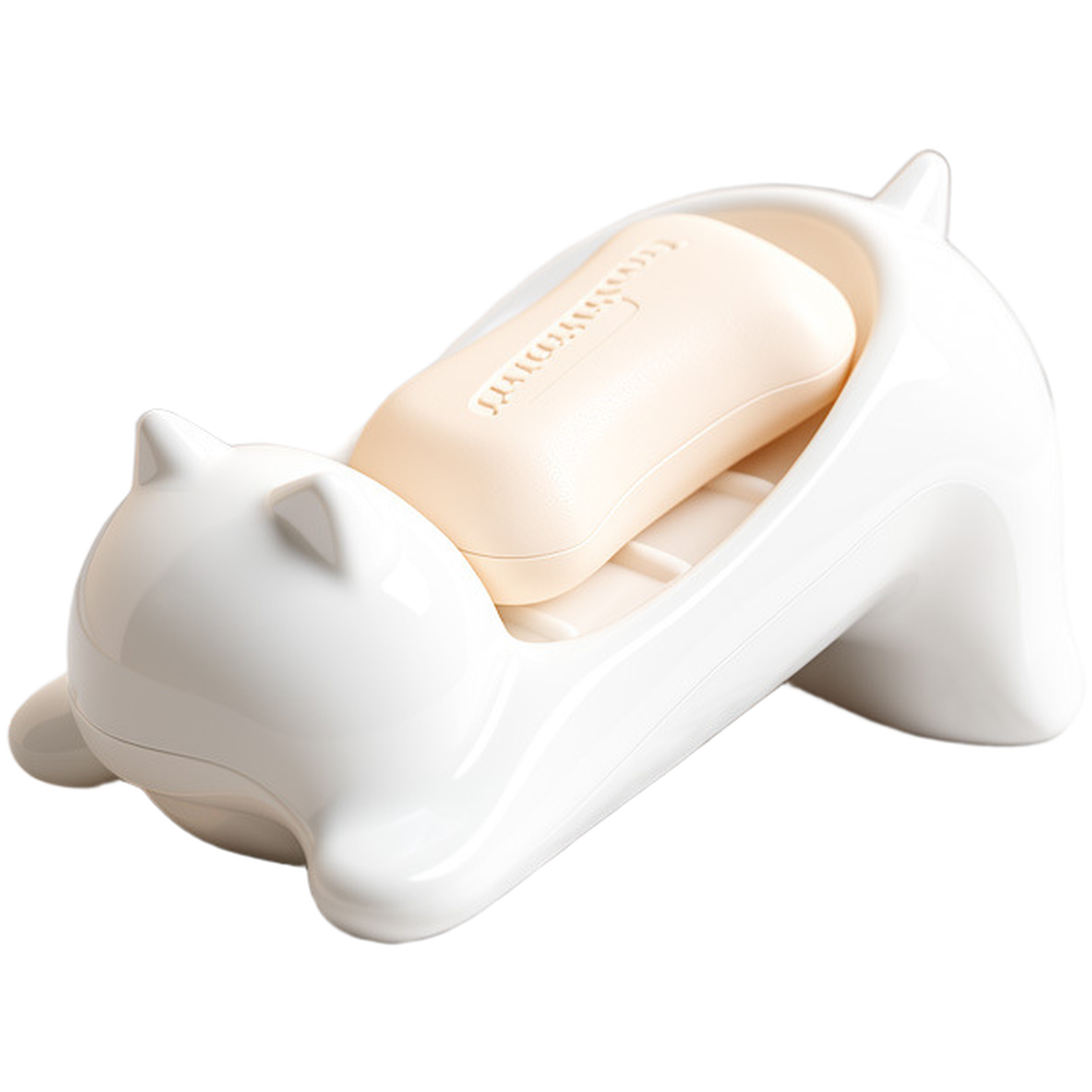 Soap Making Vendors - Playful Cat Design Soap Dish with