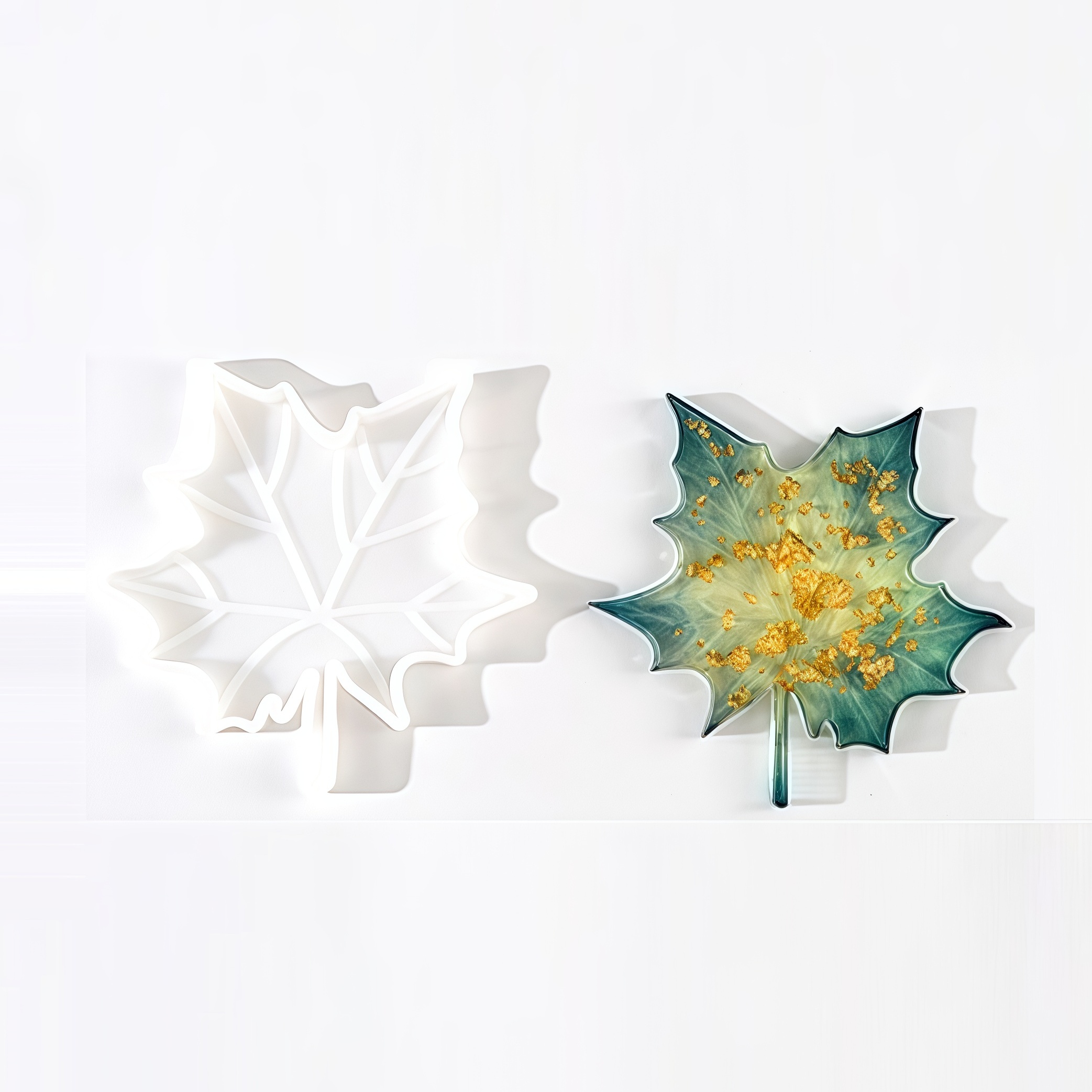 Soap Making Diy - 1PC Maple Leaf shaped Silicone Mold,