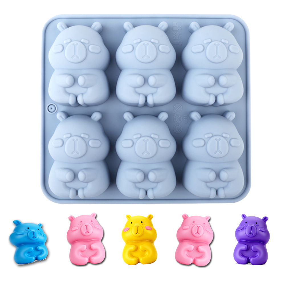 Soap Making Guide - 1 Silicone Cake Mold in the