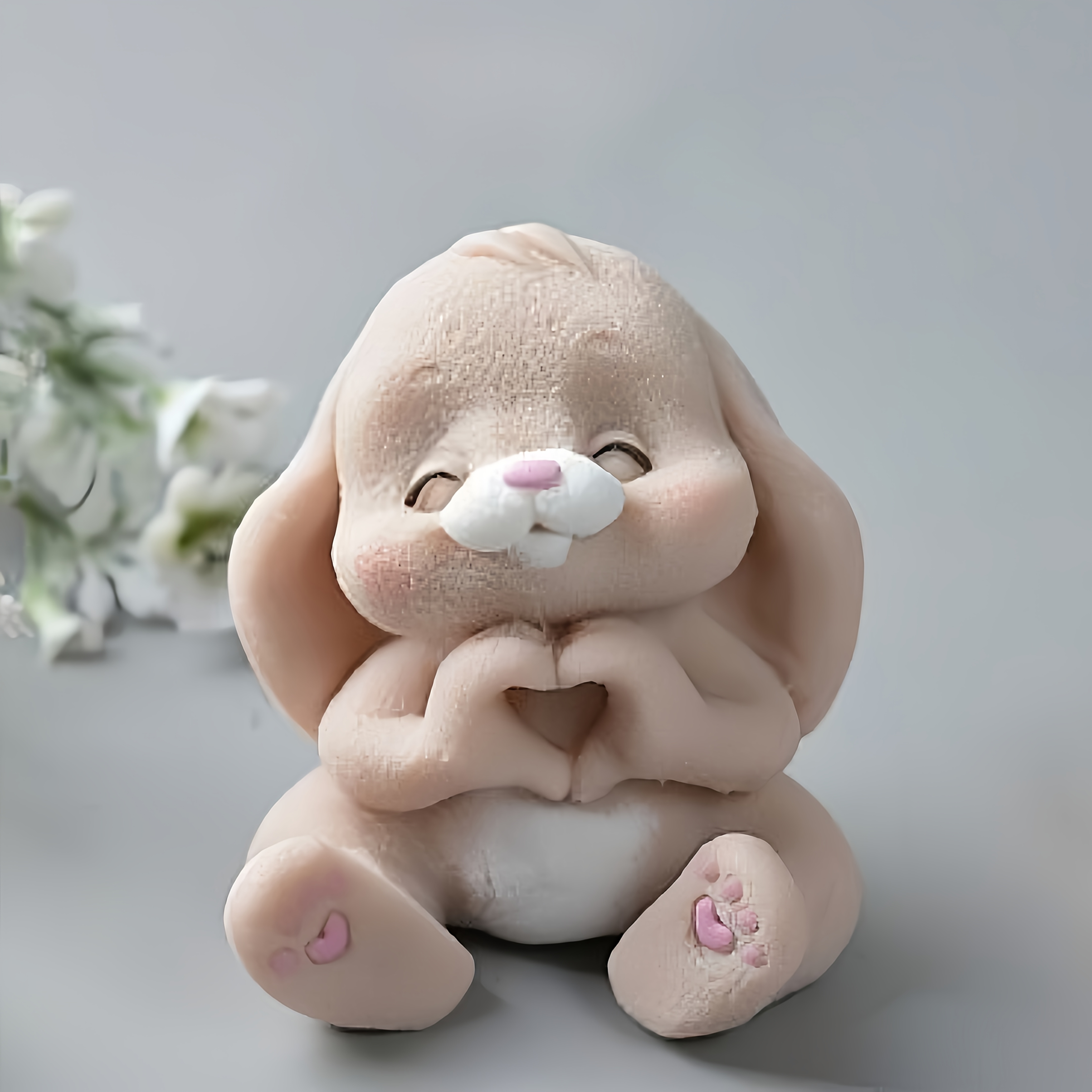 Soap Making Guide - 1pc Adorable Rabbit Resin Silicone Mold