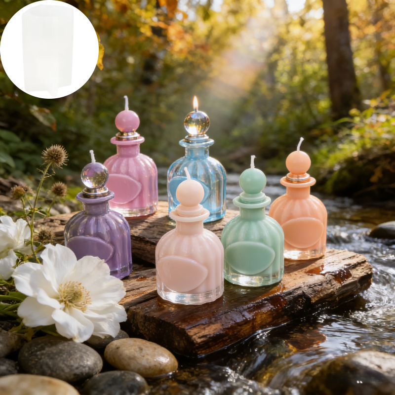 Quality Soap Making Kit - Perfume Bottle Silicone Mold Reusable For