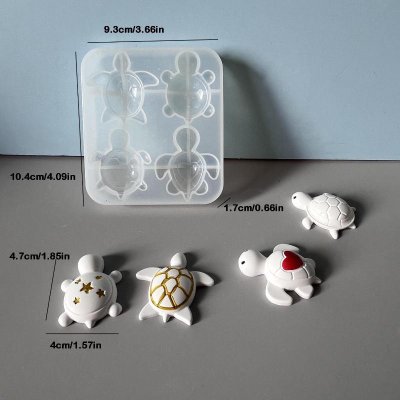 Soap Making Guide - Turtle Shape Silicone Mould Set, Creative