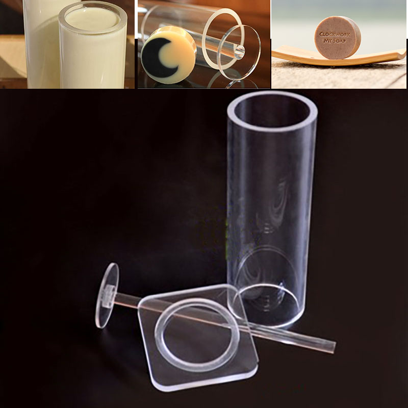 Soap Making Experiment - Vertical Circle Arylic Soap Mold Mould