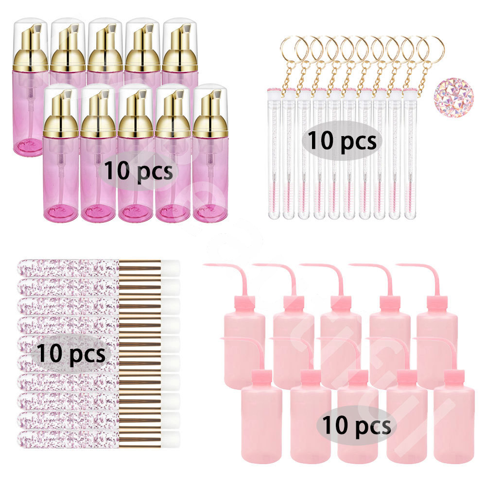 Soap Making Workshop - 40Pcs/Set Grafting Eyelash Cleaning Set 60ML