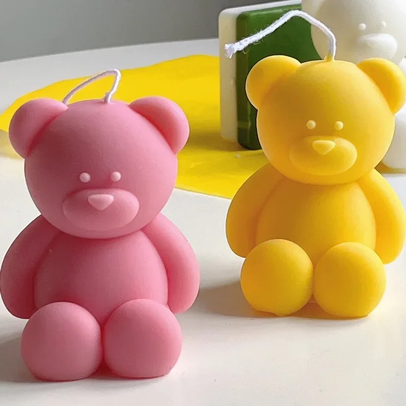 3D Cute Cartoon Bear Silicone  - Soap Making Experiment 리뷰 및 가격