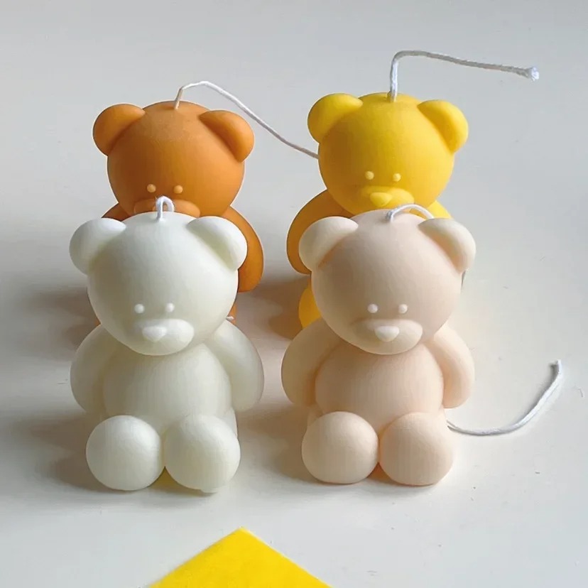 3D Cute Cartoon Bear Silicone  - Soap Making Experiment 리뷰 및 가격