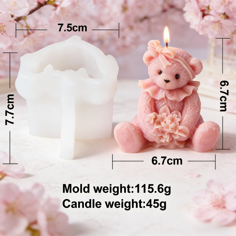 Teddy Bear Candle Mold DIY Ros - Quality Soap Making Kit 리뷰 및 가격