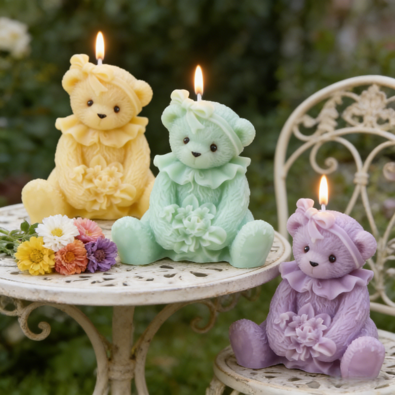 Teddy Bear Candle Mold DIY Ros - Quality Soap Making Kit 리뷰 및 가격