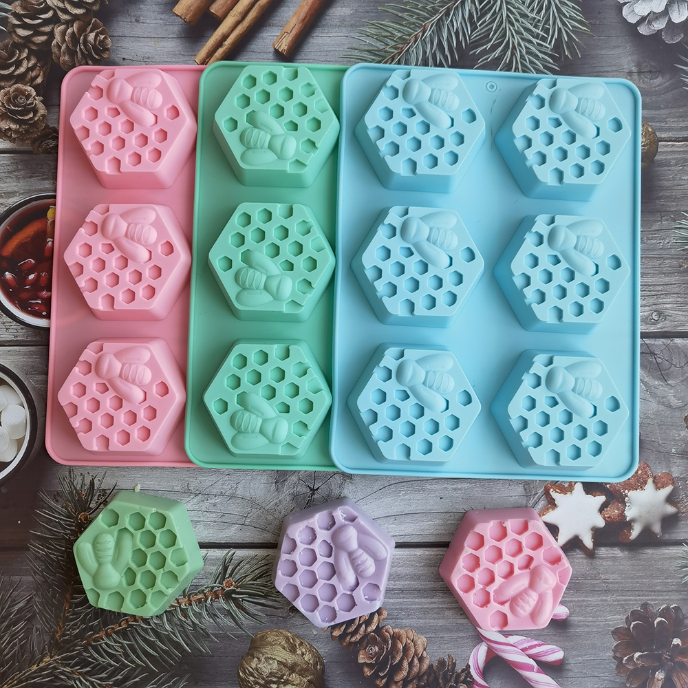 Silicone Hexagonal Bee Soap Mo - Soap Making Vendors 리뷰 및 가격