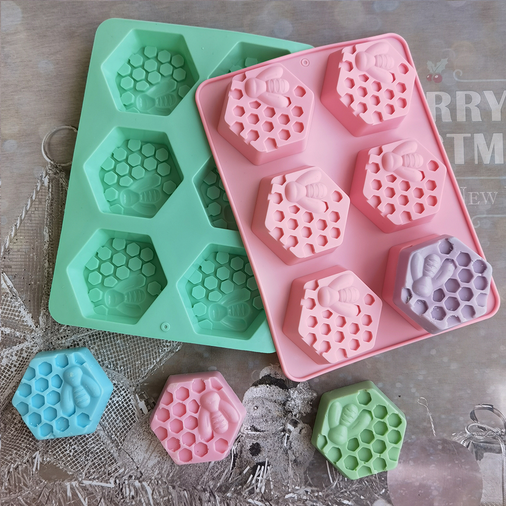 Silicone Hexagonal Bee Soap Mo - Soap Making Vendors 리뷰 및 가격