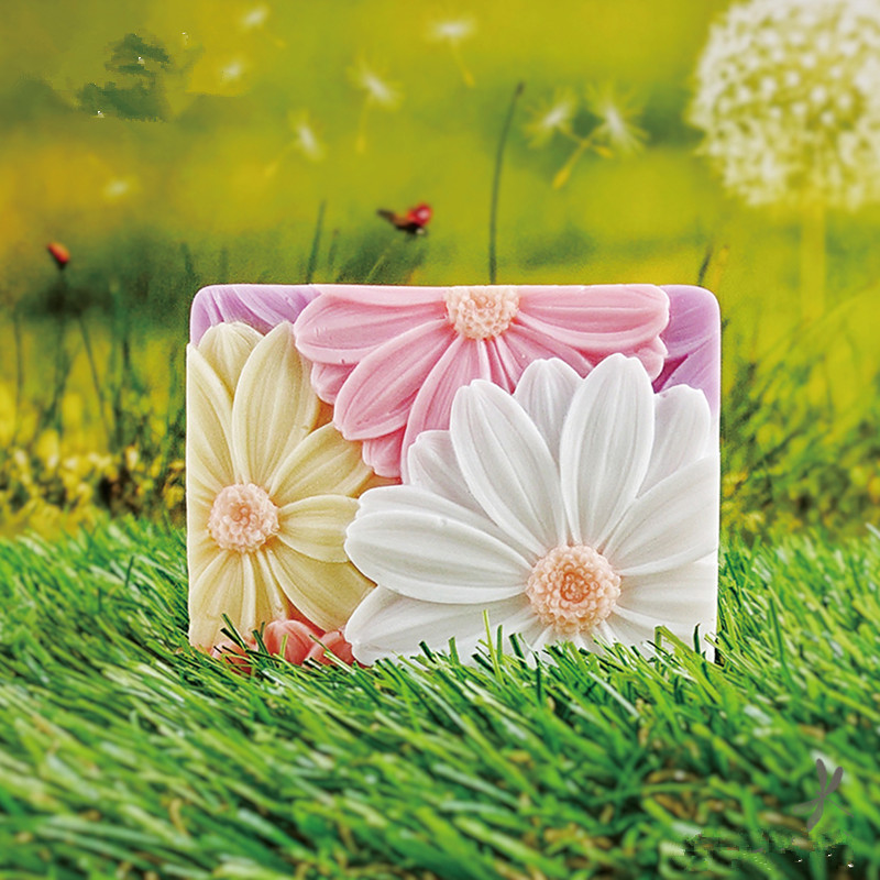 Newest!!!3d Elegant Sunflower  - Soap Making Vendors 리뷰 및 가격