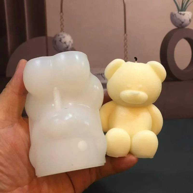 3D Bear Silicone Candle Mold D - Soap Making Experiment 리뷰 및 가격