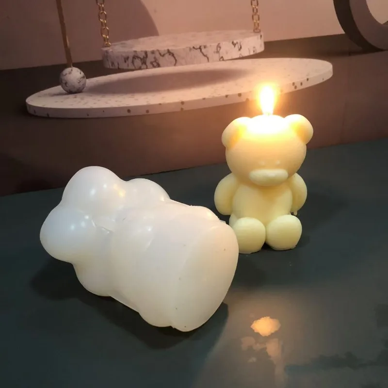 3D Bear Silicone Candle Mold D - Soap Making Experiment 리뷰 및 가격