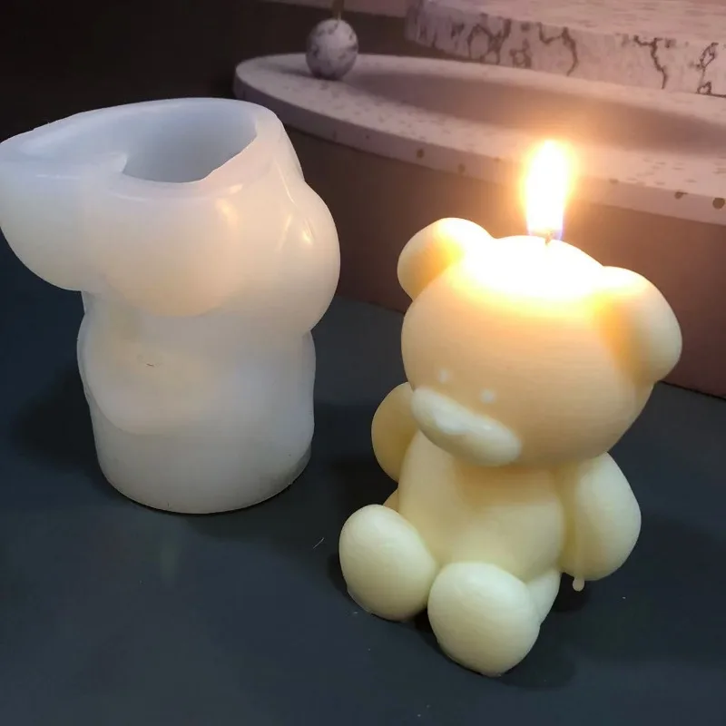 3D Bear Silicone Candle Mold D - Soap Making Experiment 리뷰 및 가격