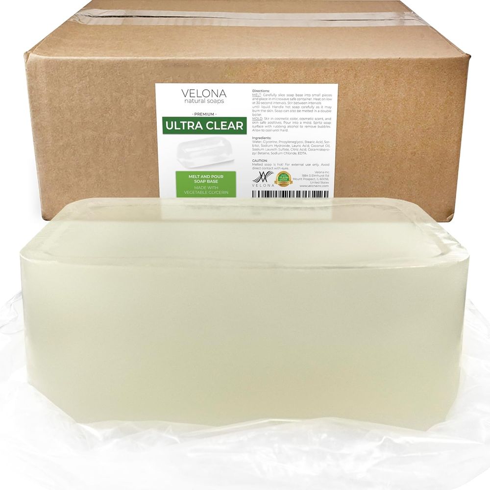 25 LB - Ultra Clear Melt & Pou - Soap Making Base 리뷰 및 가격