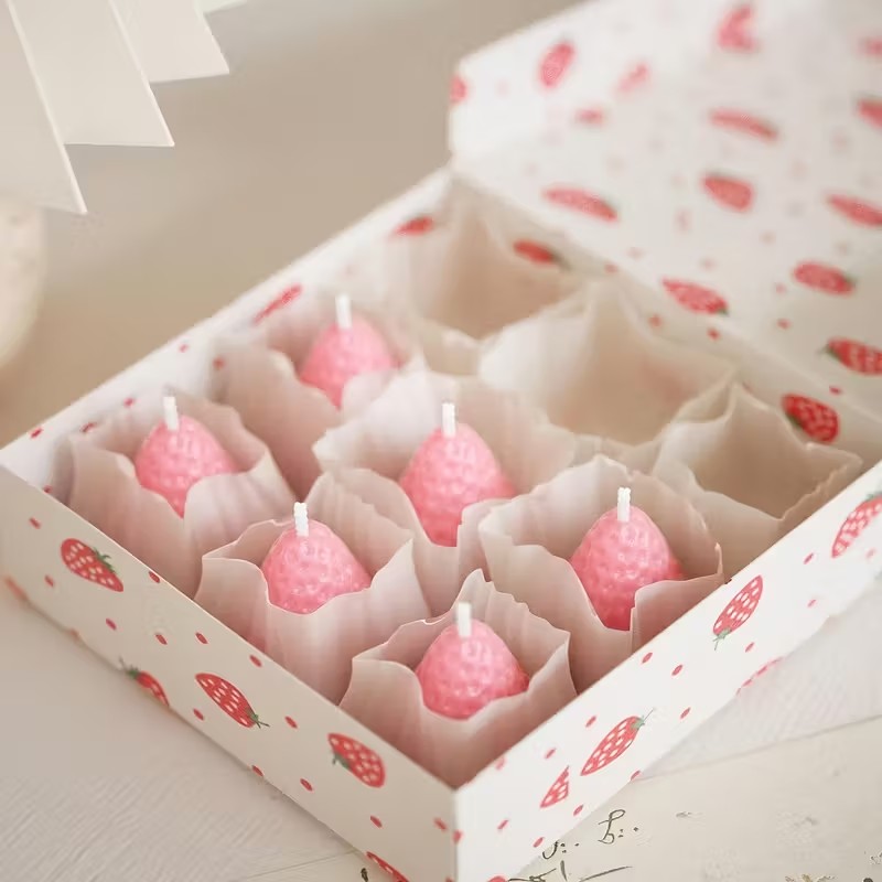 Strawberry Silicone Candle Mol - Soap Making Guide 리뷰 및 가격