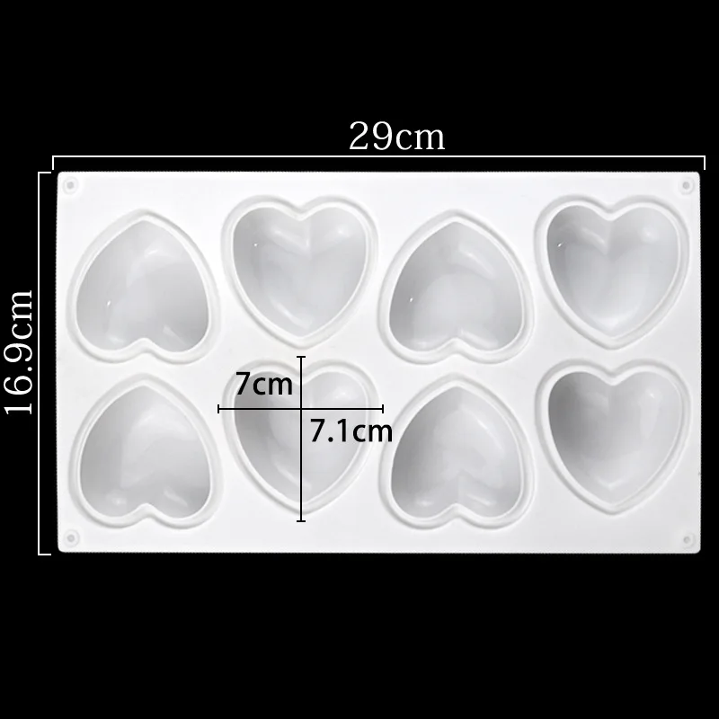 Love Heart Silicone Soap Mold  - Soap Making Experiment 리뷰 및 가격
