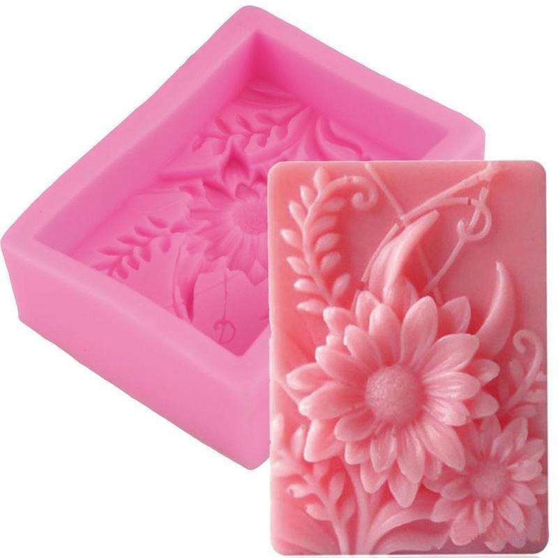 1pc 3D Square Rose Flower Sili - Soap Making Experiment 리뷰 및 가격
