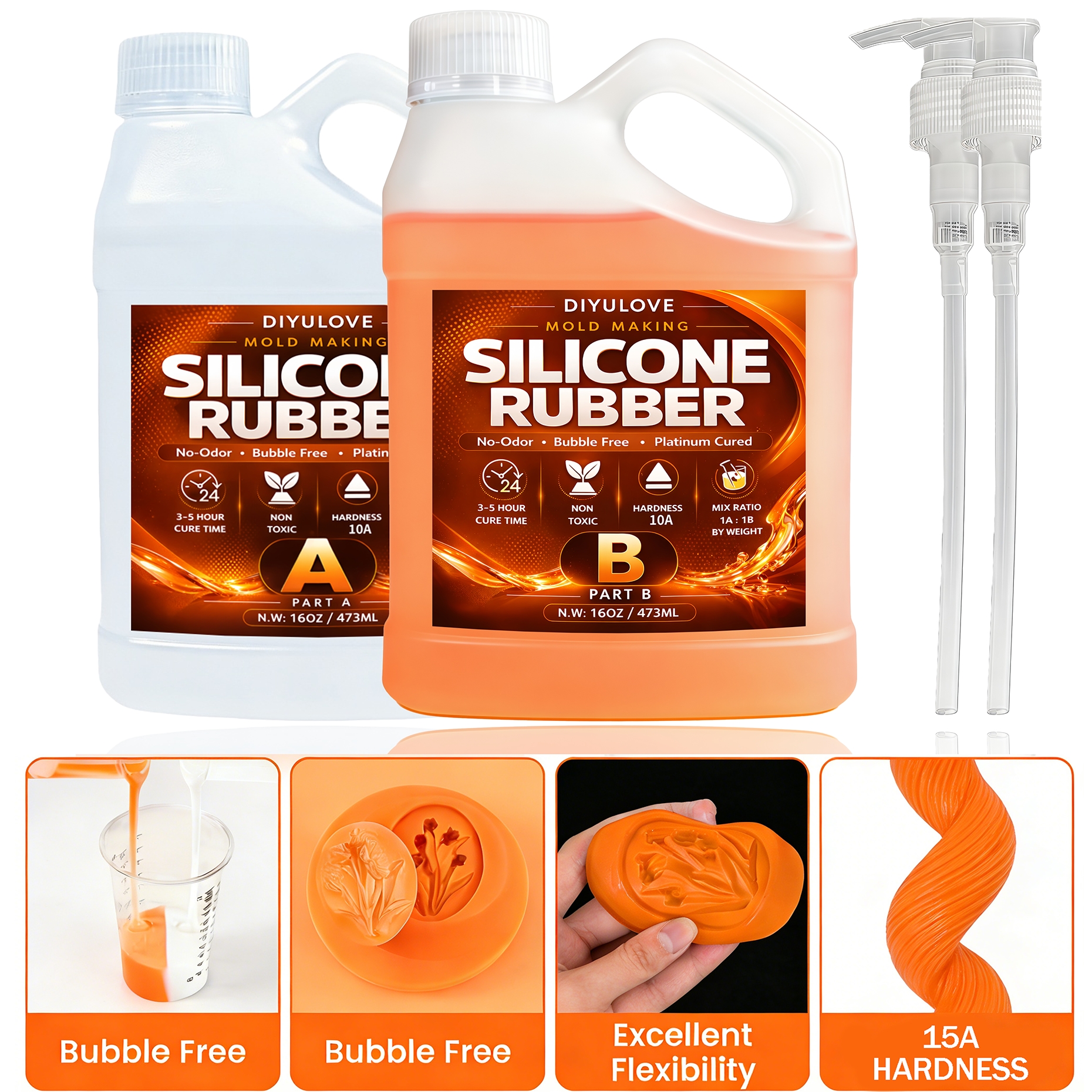 Liquid Silicone Rubber Kit,Hig - Soap Making Guide 리뷰 및 가격