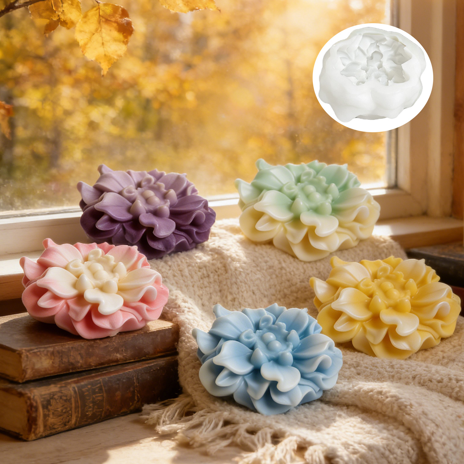 Silicone Mold Flower Shape 3D  - Soap Making Hobbycraft 리뷰 및 가격
