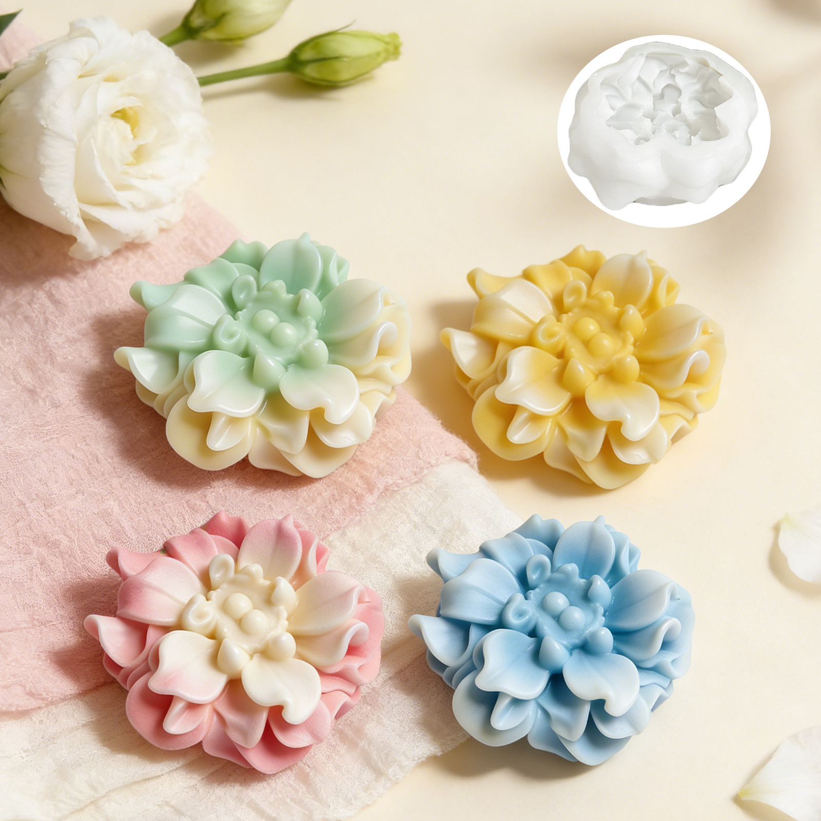 Silicone Mold Flower Shape 3D  - Soap Making Hobbycraft 리뷰 및 가격
