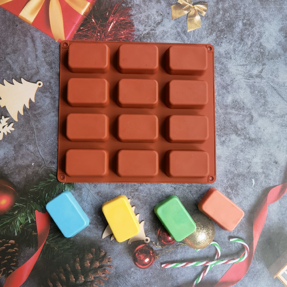 12 Cavity Square Silicone Soap - Soap Making Vendors 리뷰 및 가격