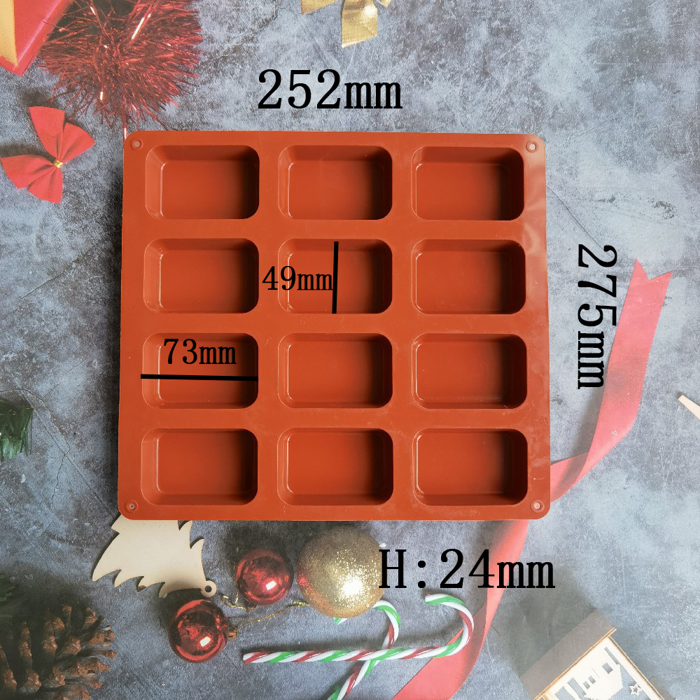 12 Cavity Square Silicone Soap - Soap Making Vendors 리뷰 및 가격
