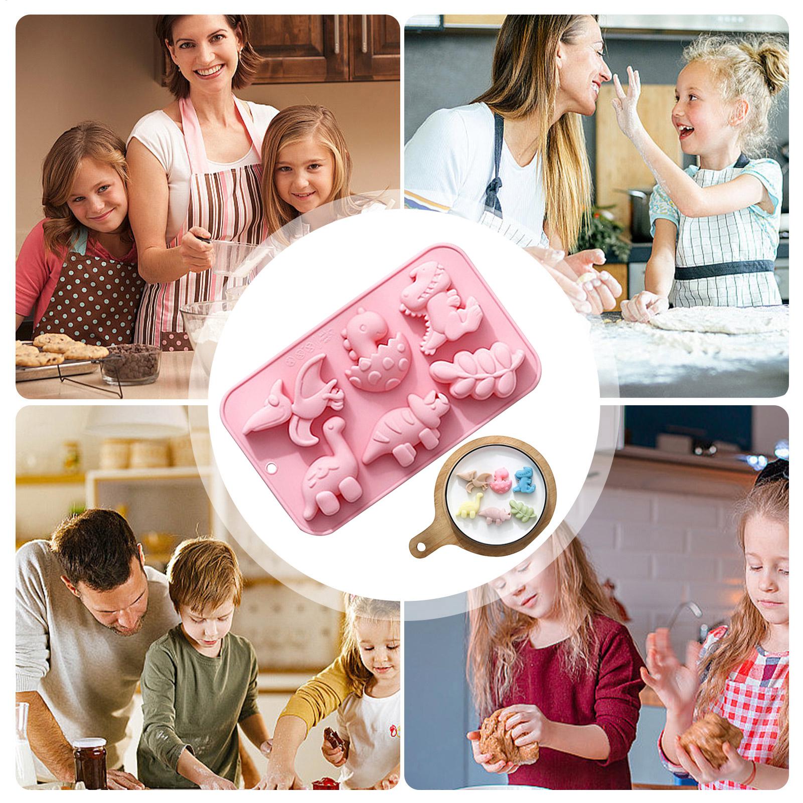 Silicone 6 Cavities Dinosaur J - Soap Making Guide 리뷰 및 가격