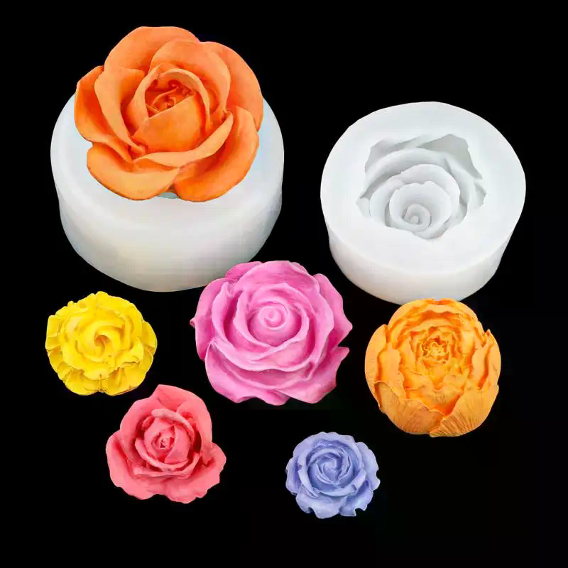 3D Rose Flower Silicone Candle - Soap Making Diy 리뷰 및 가격