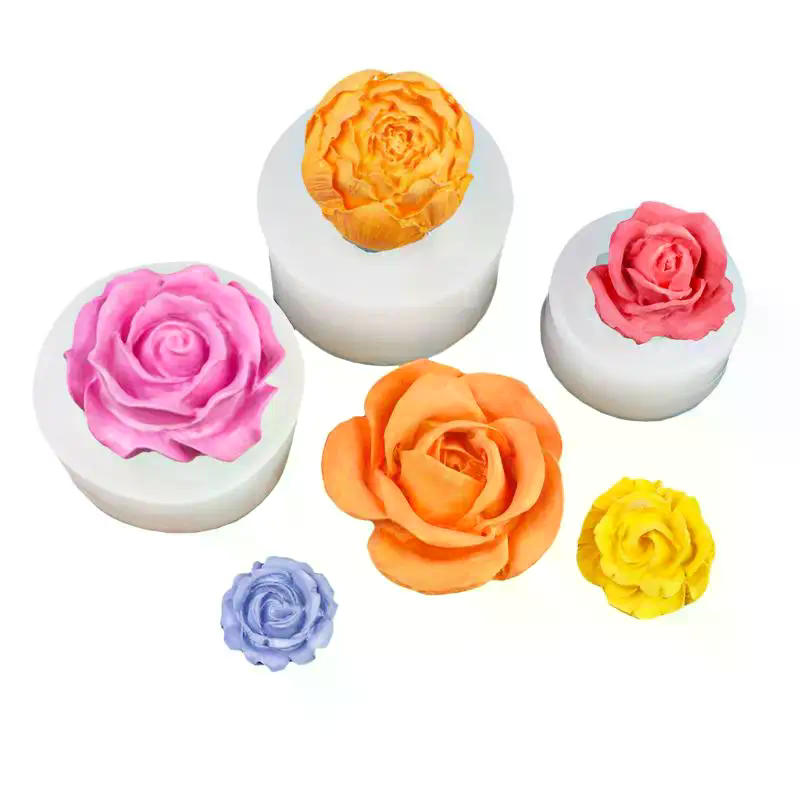 3D Rose Flower Silicone Candle - Soap Making Diy 리뷰 및 가격