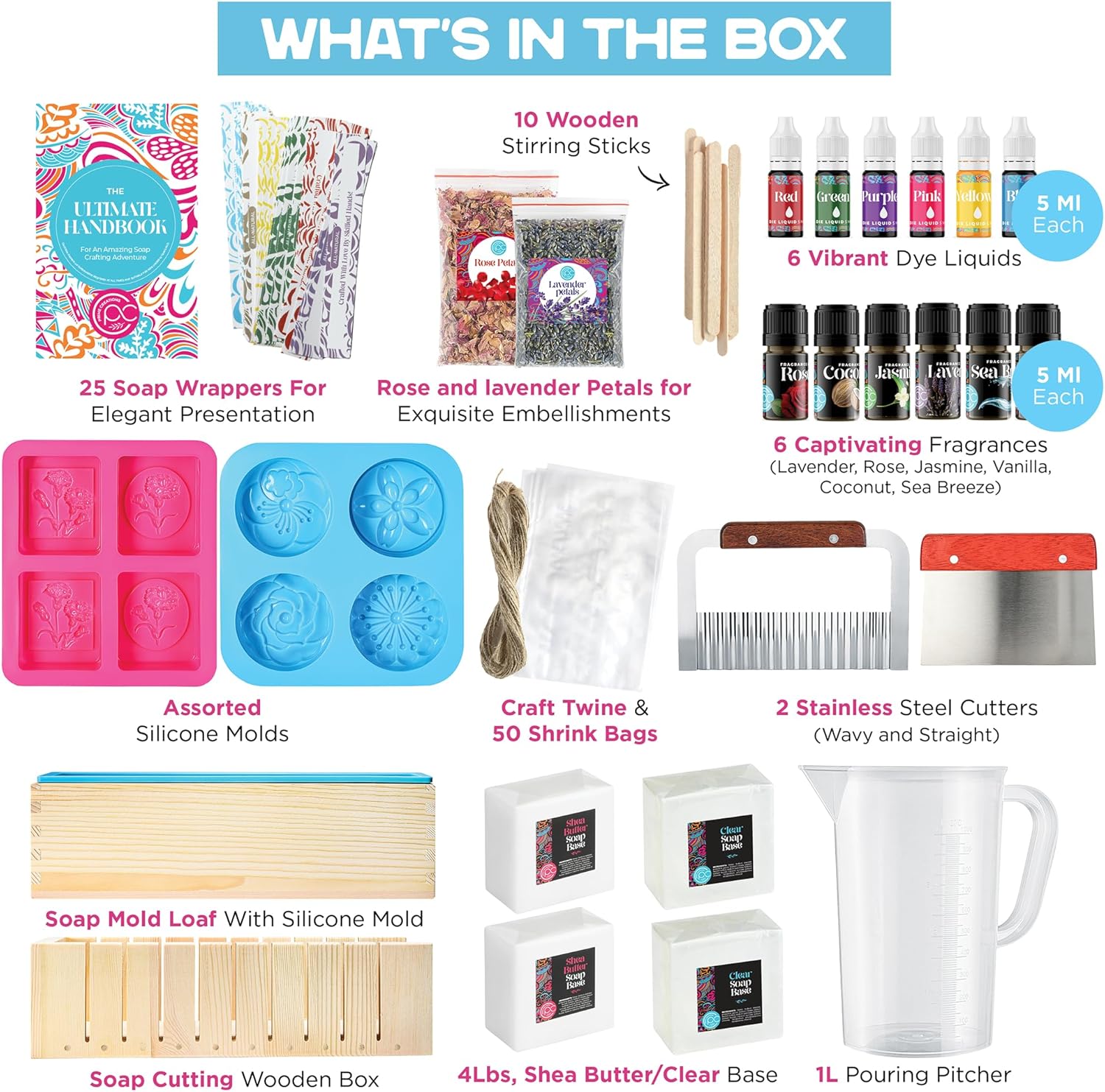 Soap Making Kit with Melt Pour - Soap Making Base 리뷰 및 가격