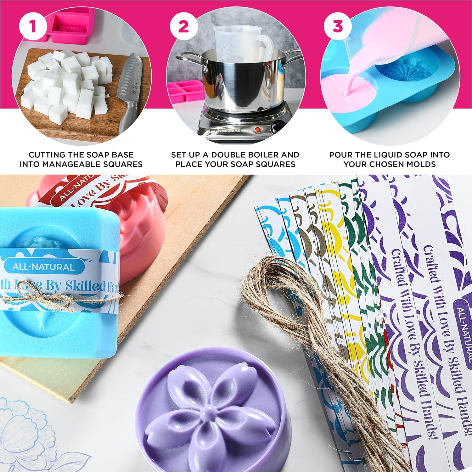 Soap Making Kit with Melt Pour - Soap Making Base 리뷰 및 가격