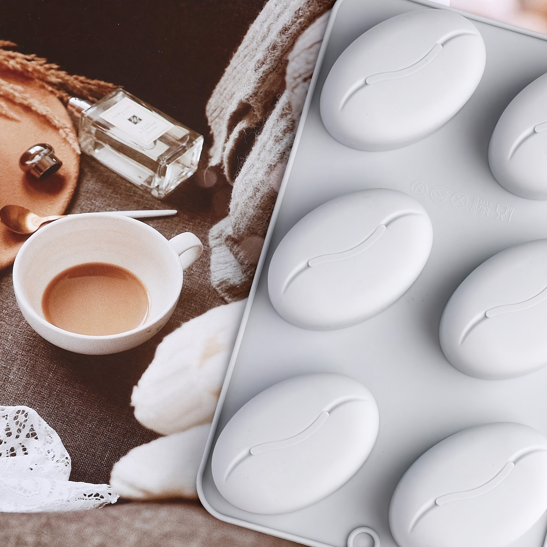 Silicone Mold for Coffee Beans - Soap Making Vendors 리뷰 및 가격