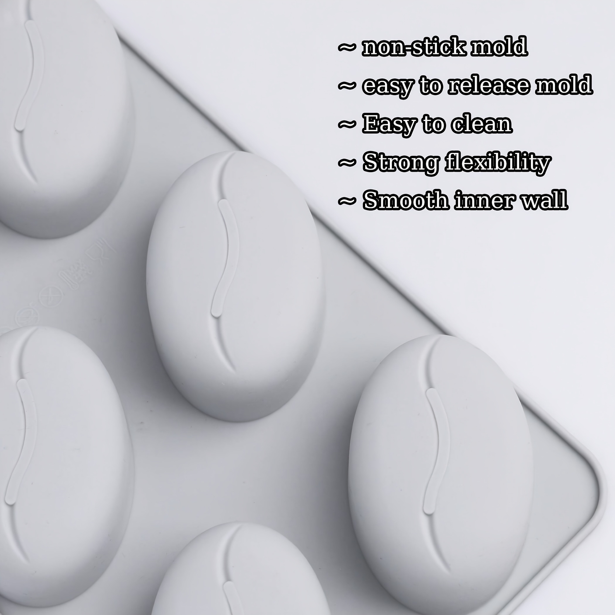 Silicone Mold for Coffee Beans - Soap Making Vendors 리뷰 및 가격